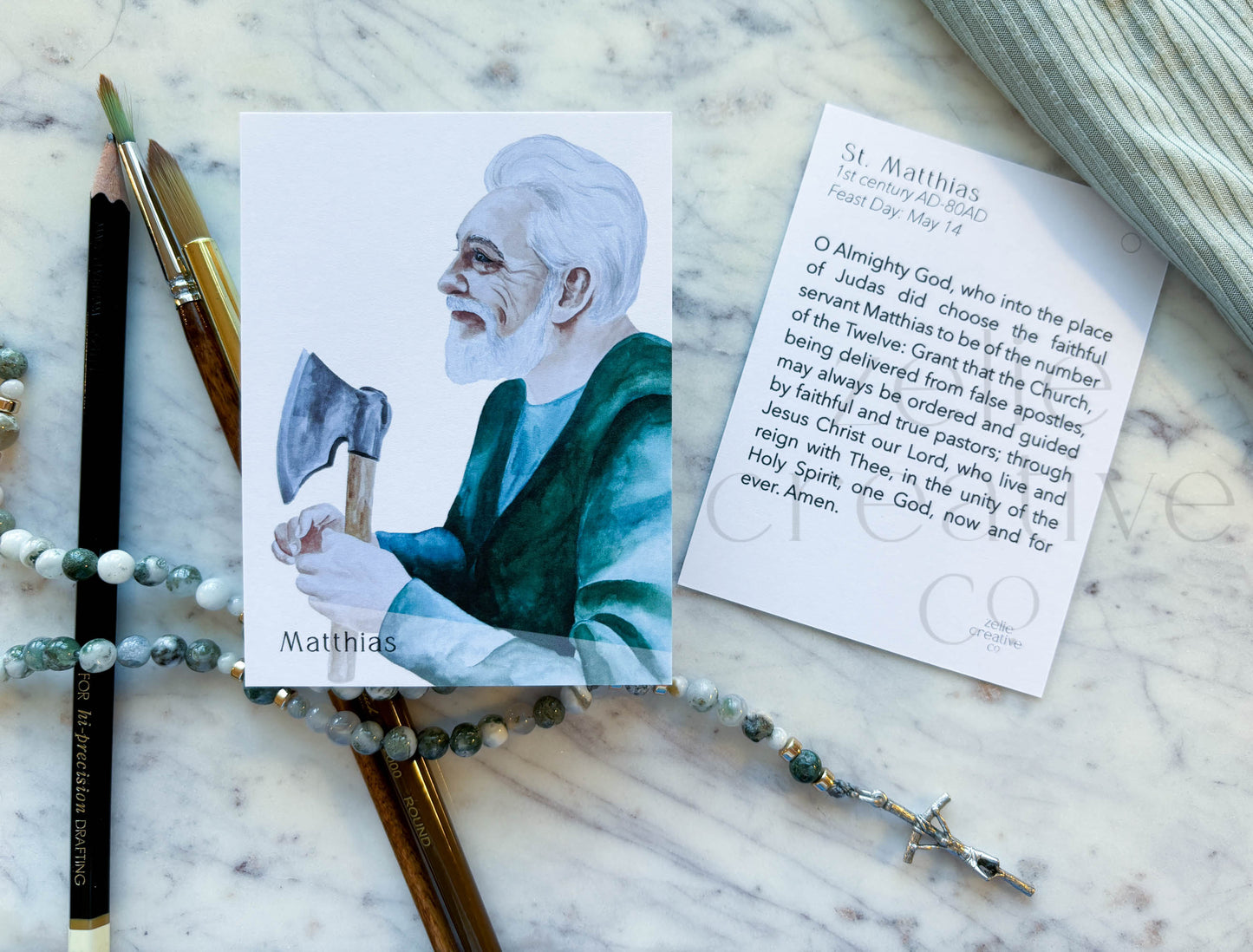 Saint Matthias | Prayer Card
