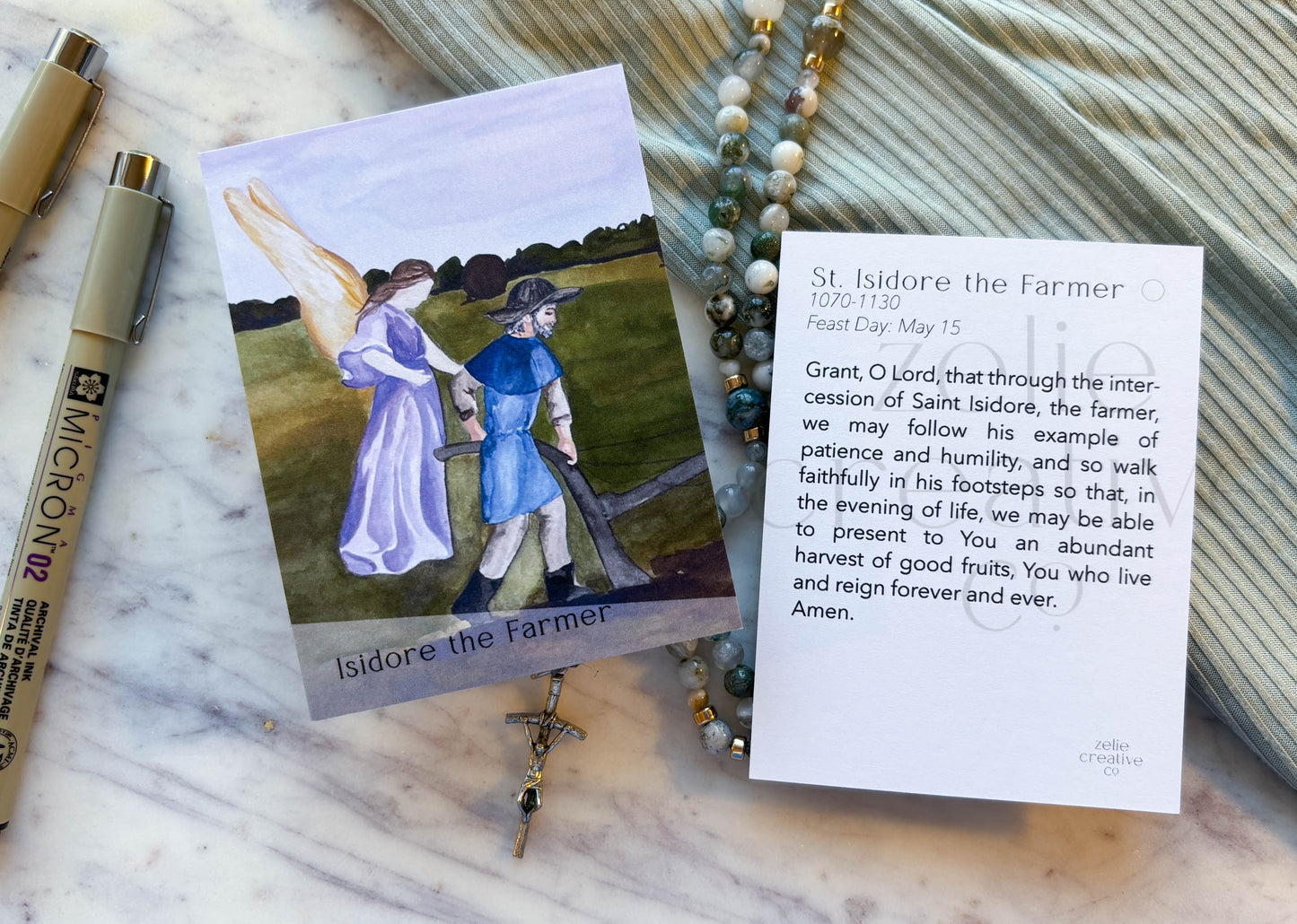 Saint Isidore the Farmer | Prayer Card