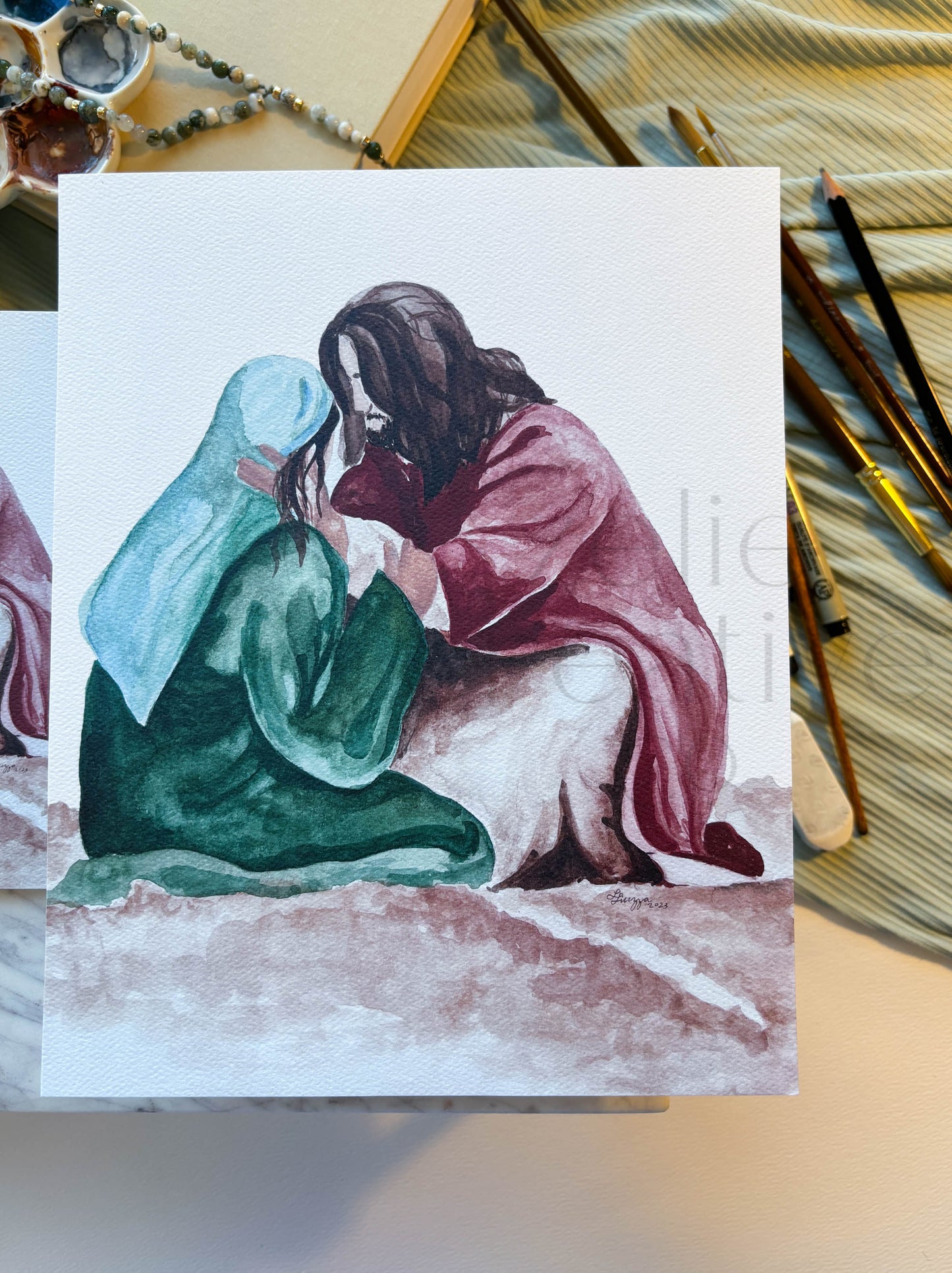 Saint Mary Magdalene, John 8  |  Print