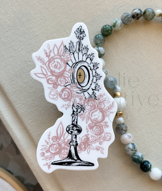 Floral Monstrance  |  Sticker