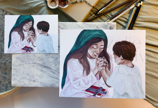 Saints Monica & Augustine  |  Print