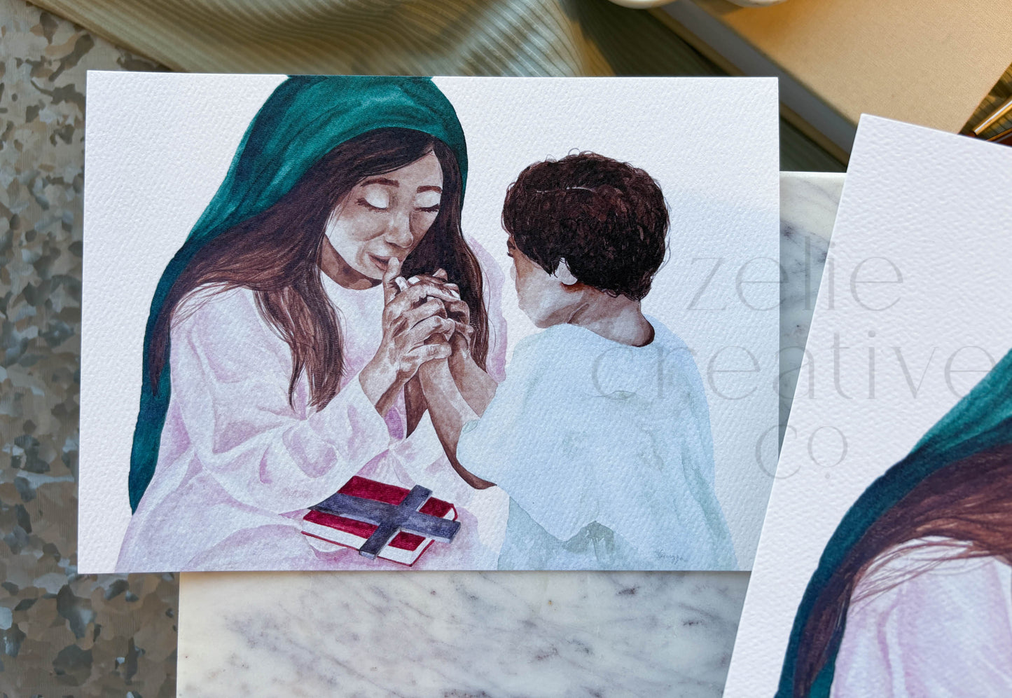 Saints Monica & Augustine  |  Print