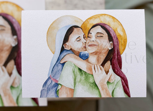 Saint Ann & Young Mary  |  Print