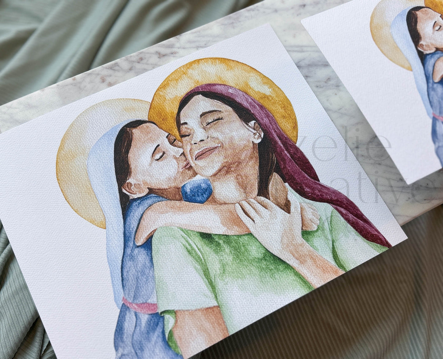 Saint Ann & Young Mary  |  Print