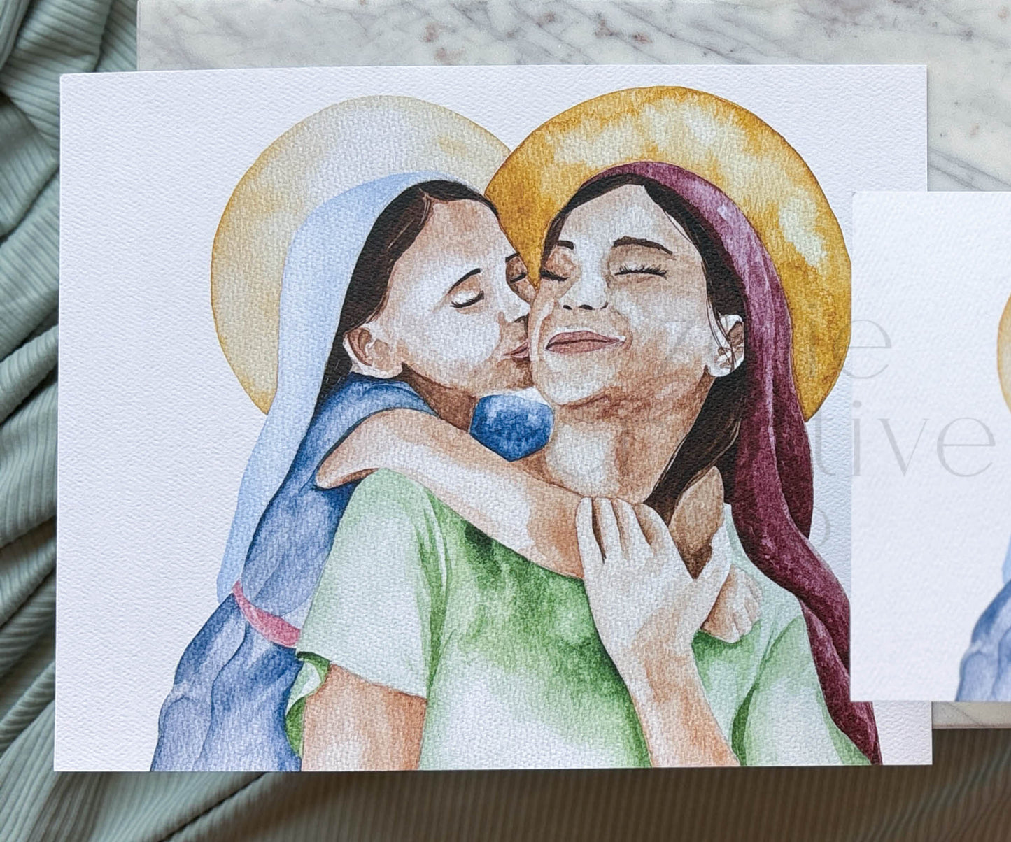 Saint Ann & Young Mary  |  Print