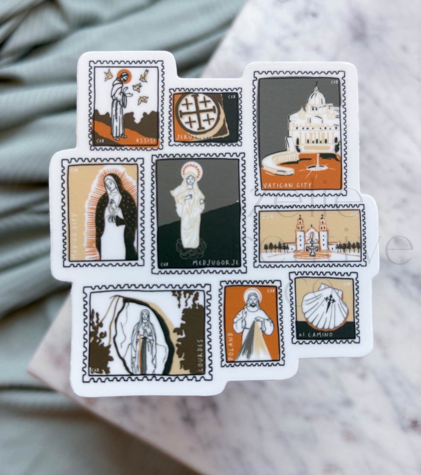 Pilgrimage Stamp Collection | Sticker