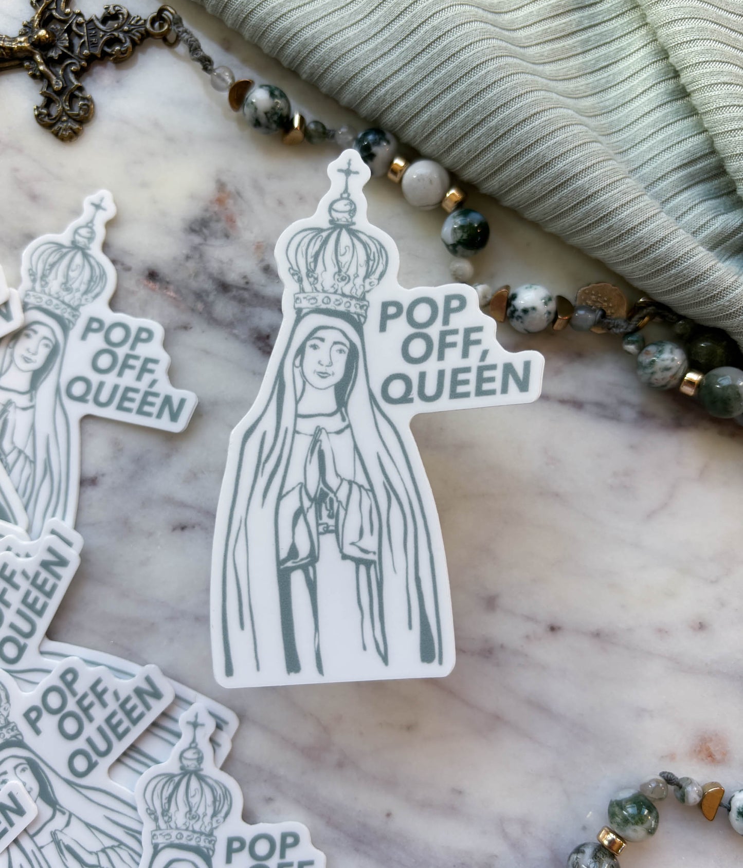 Pop Off, Queen (of Heaven) | Sticker