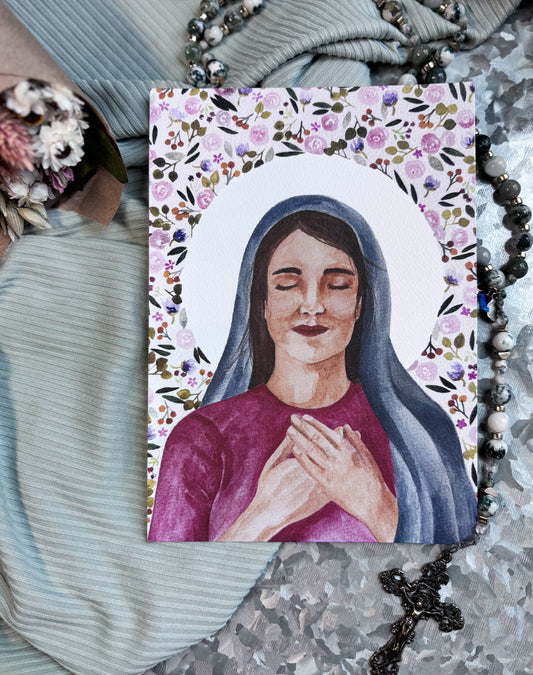 Our Lady of the Garden  |  Print