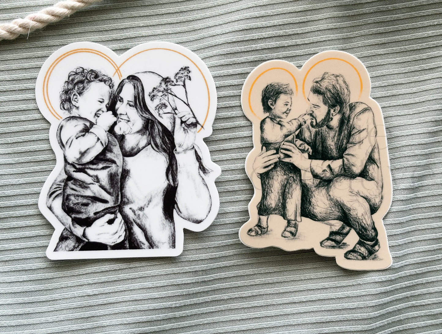 Mary & Child Jesus | Sticker