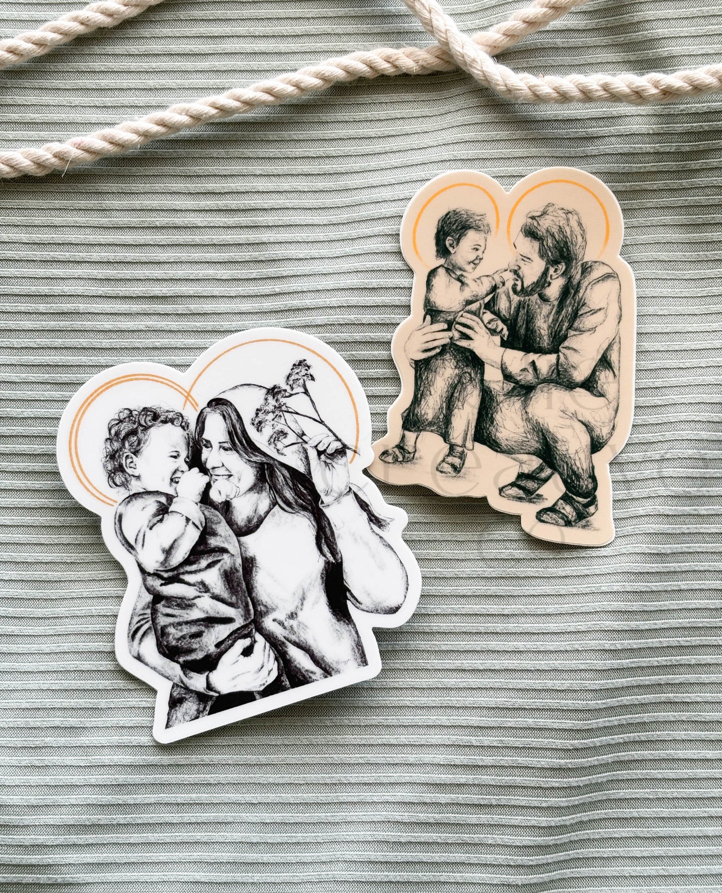 Mary & Child Jesus | Sticker