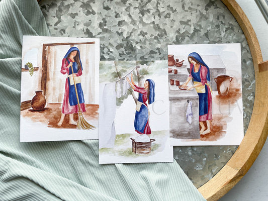 Mary's Work Trio  |  Print
