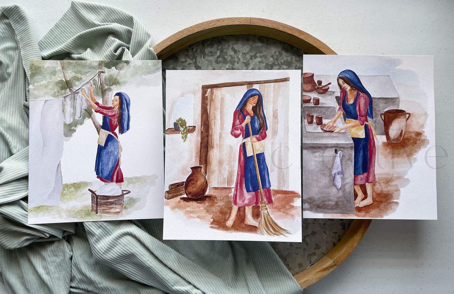 Mary's Work, Laundry  |  Print