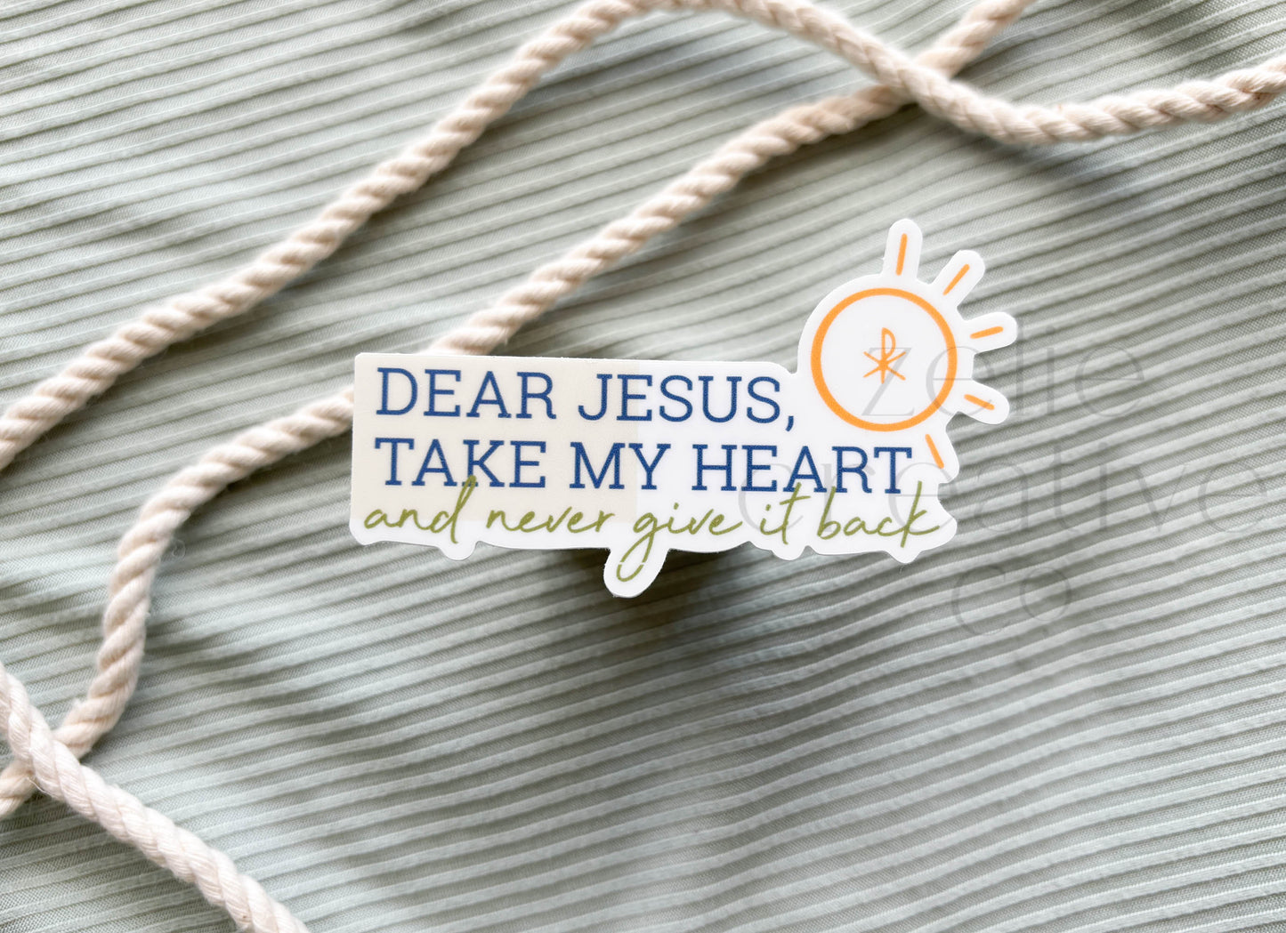 Jesus Take My Heart | Sticker