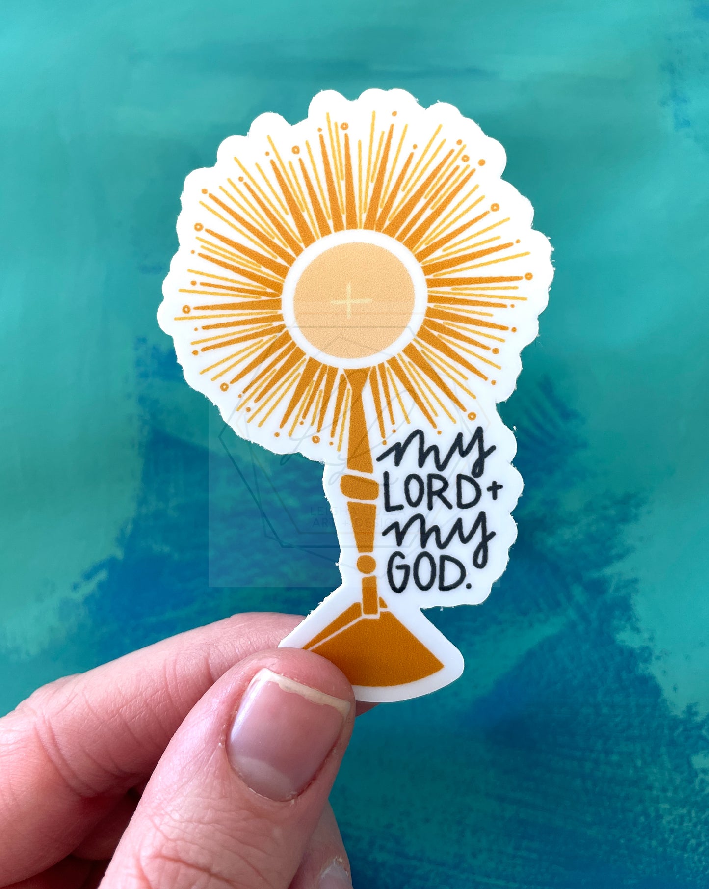 My Lord & My God, Monstrance  |  Sticker