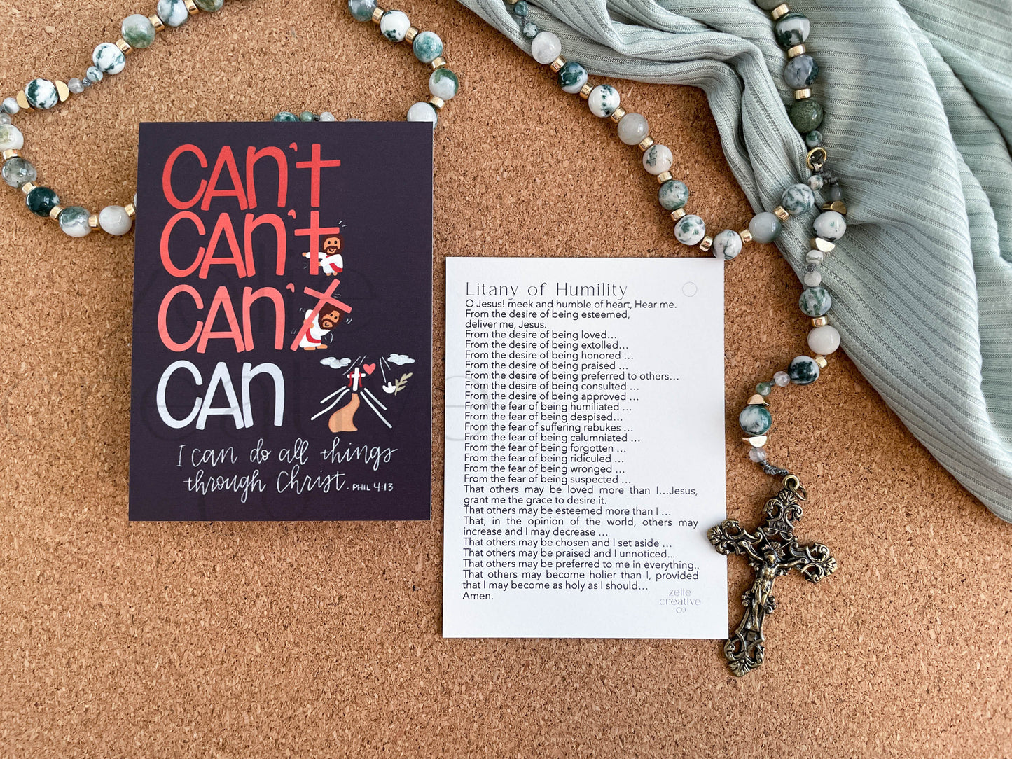 Litany of Humility  |  Prayer Card