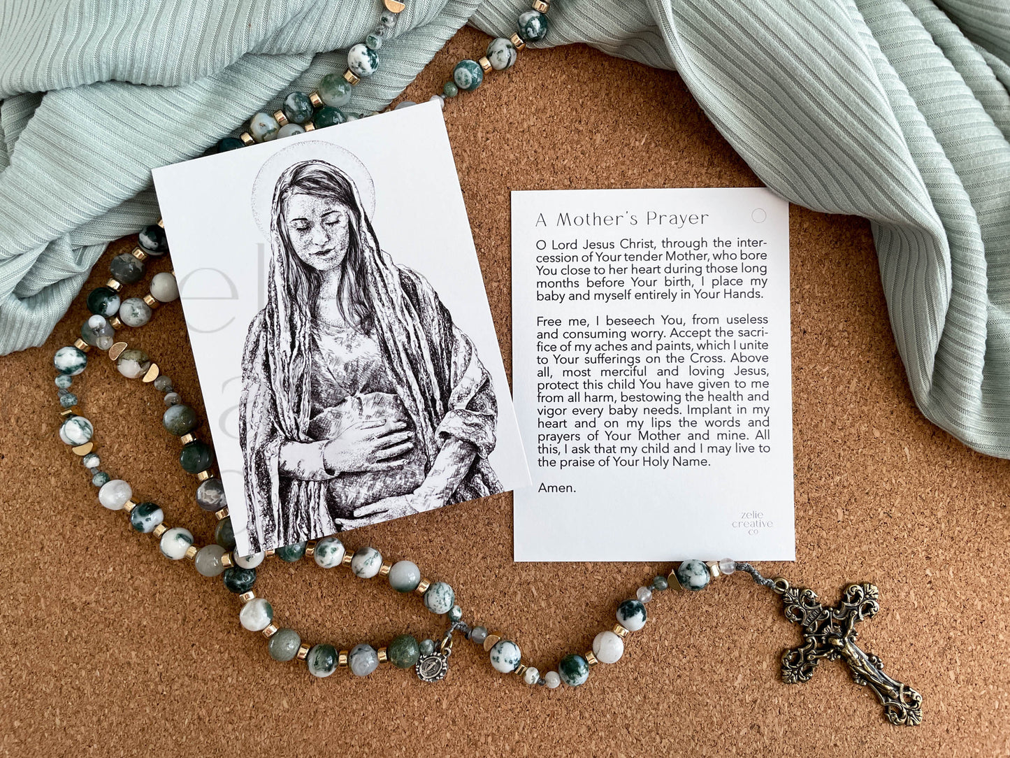 Mama Mary, A Mother's Prayer  |  Prayer Card