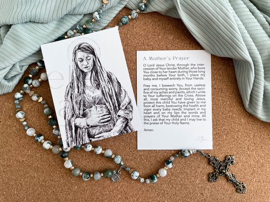 Mama Mary, A Mother's Prayer  |  Prayer Card