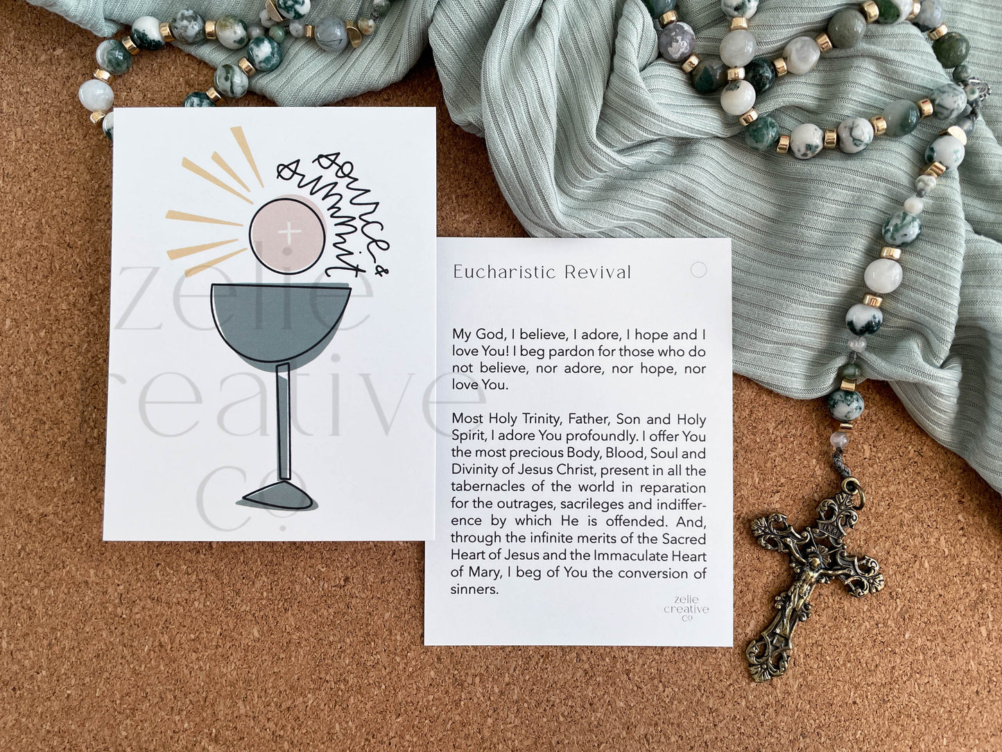 Source & Summit, Eucharist  |  Prayer Card