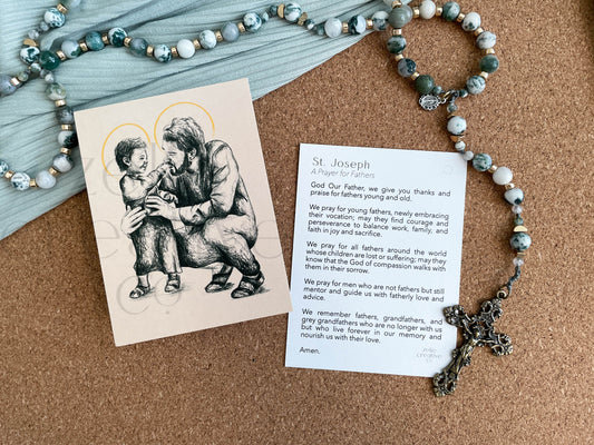 Saint Joseph, A Prayer for Fathers  |  Prayer Card