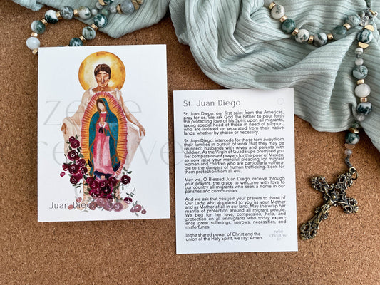 Saint Juan Diego  |  Prayer Card