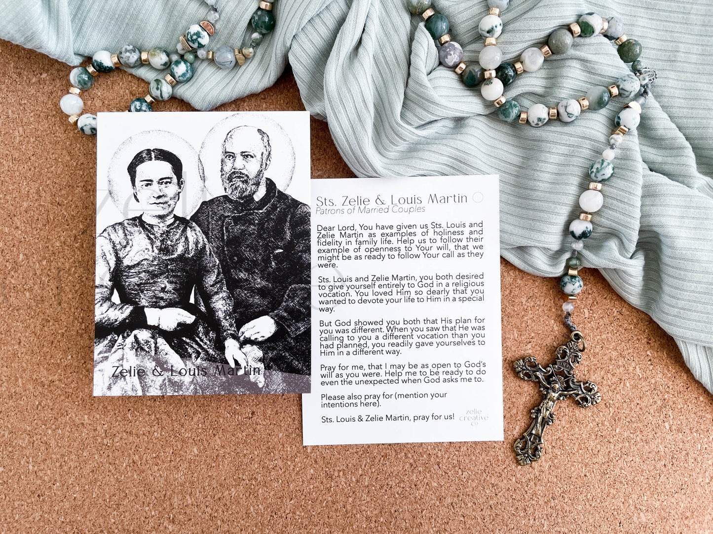 Sts. Zelie & Louis Martin | Prayer Card
