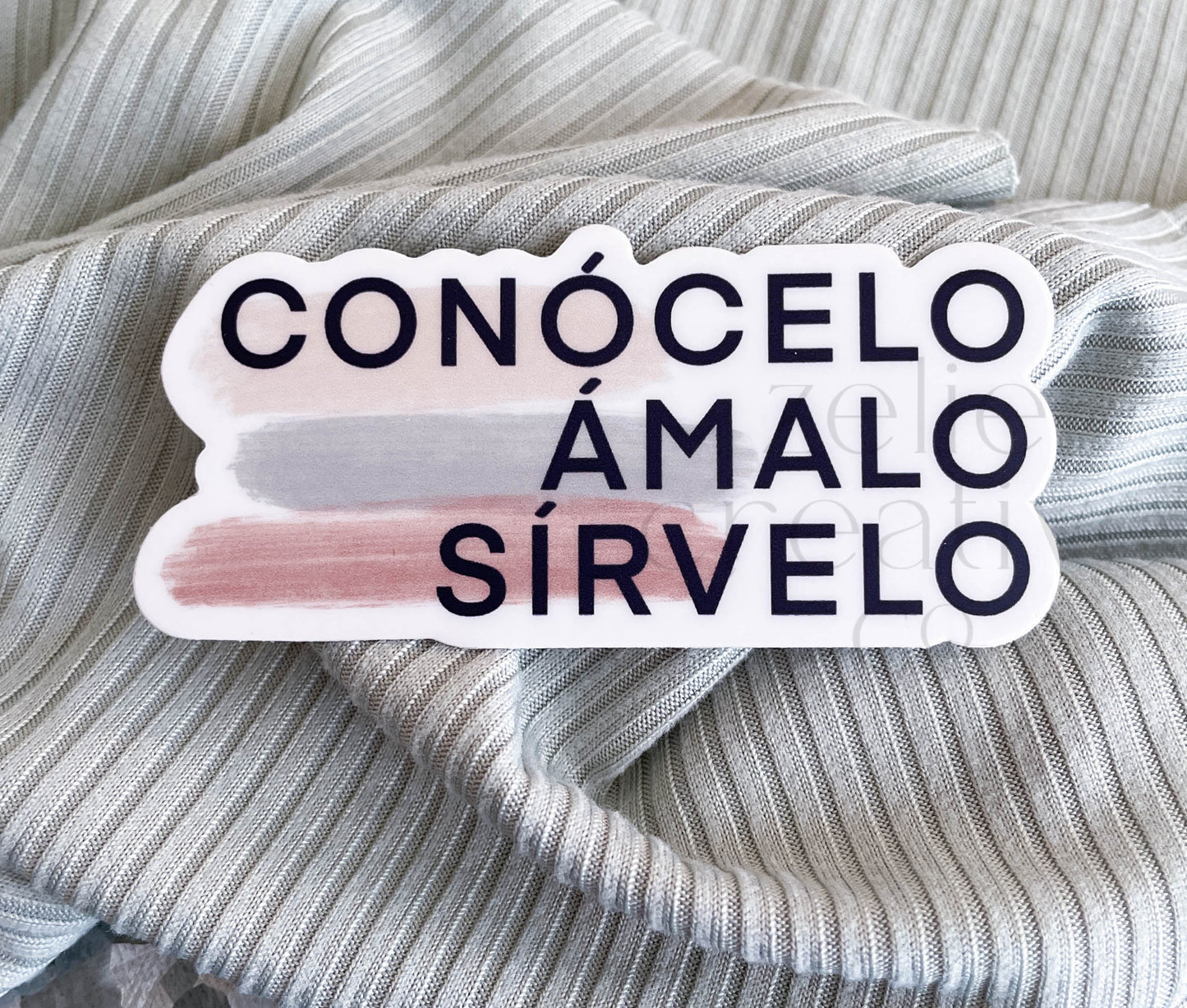 Know Him, Love Him, Serve Him  |  Sticker