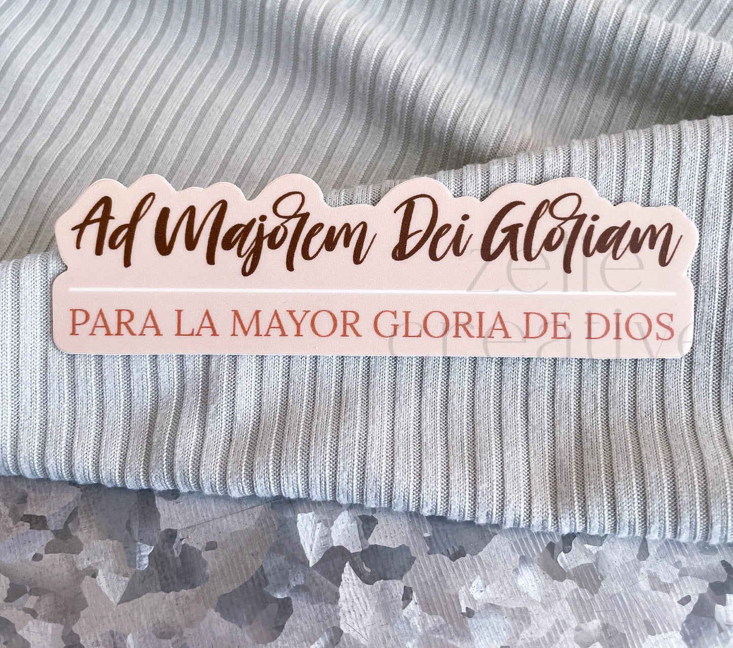 Ad Majorem Dei Gloriam, For the Greater Glory of God, AMDG  |  Sticker