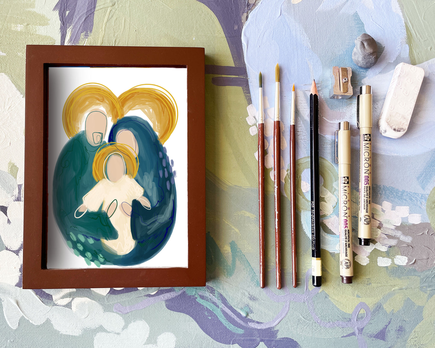 Holy Family, Abstract | Print