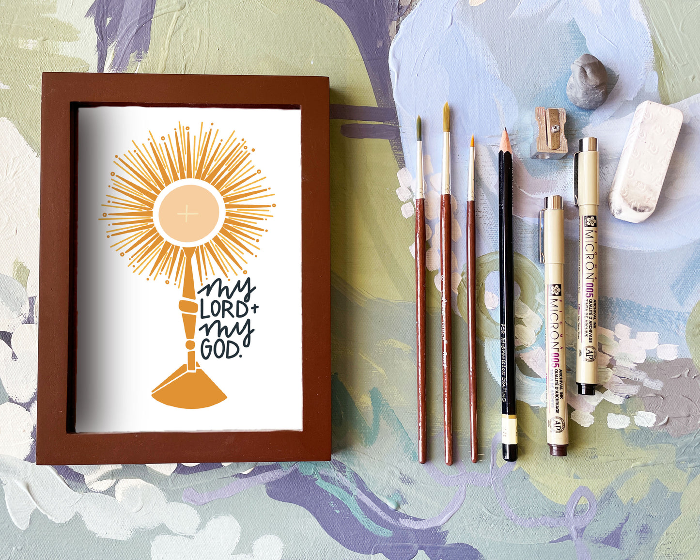 My Lord & My God, Monstrance  |  Print