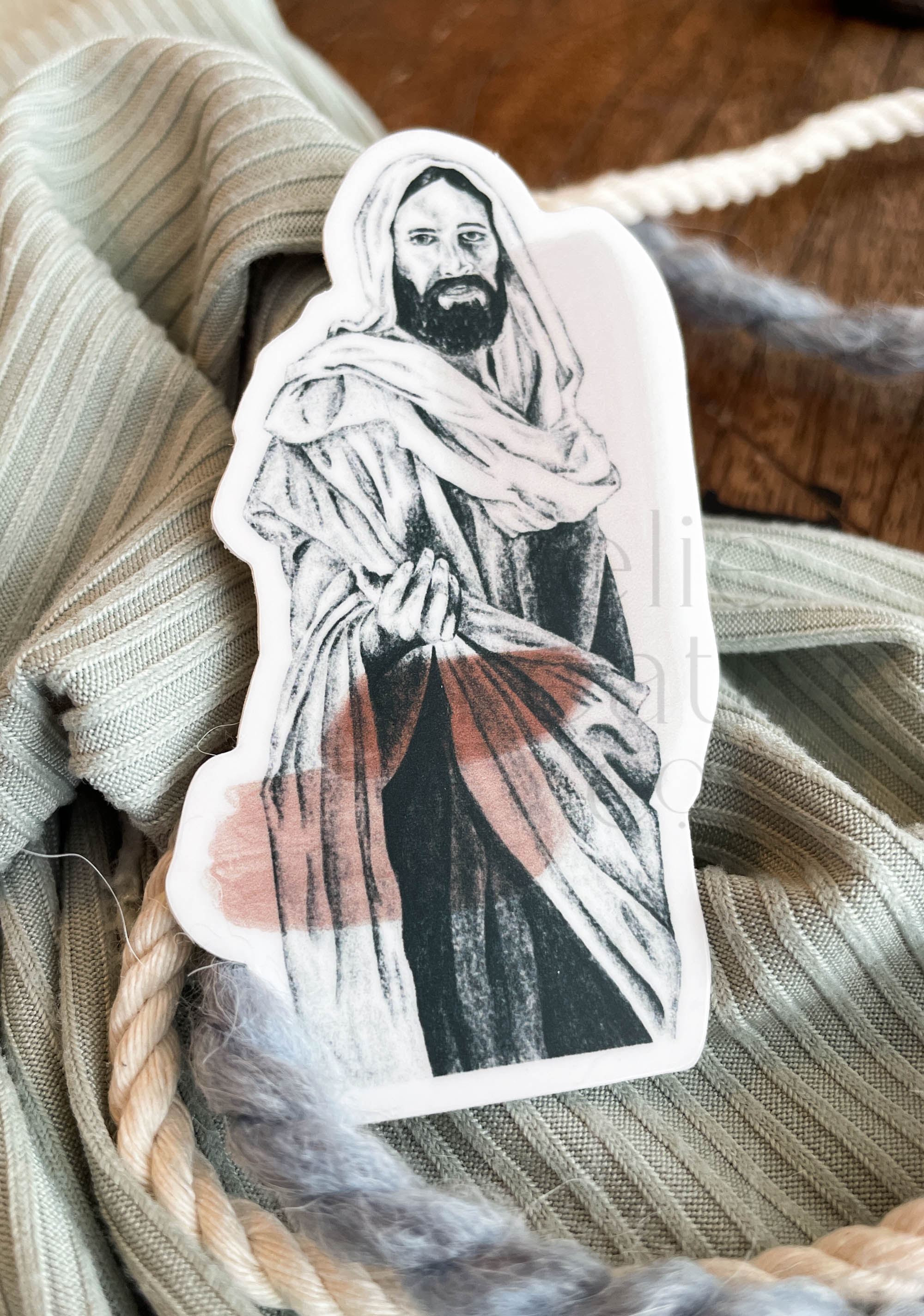 Jesus Invitation Sticker Zeliecreativeco