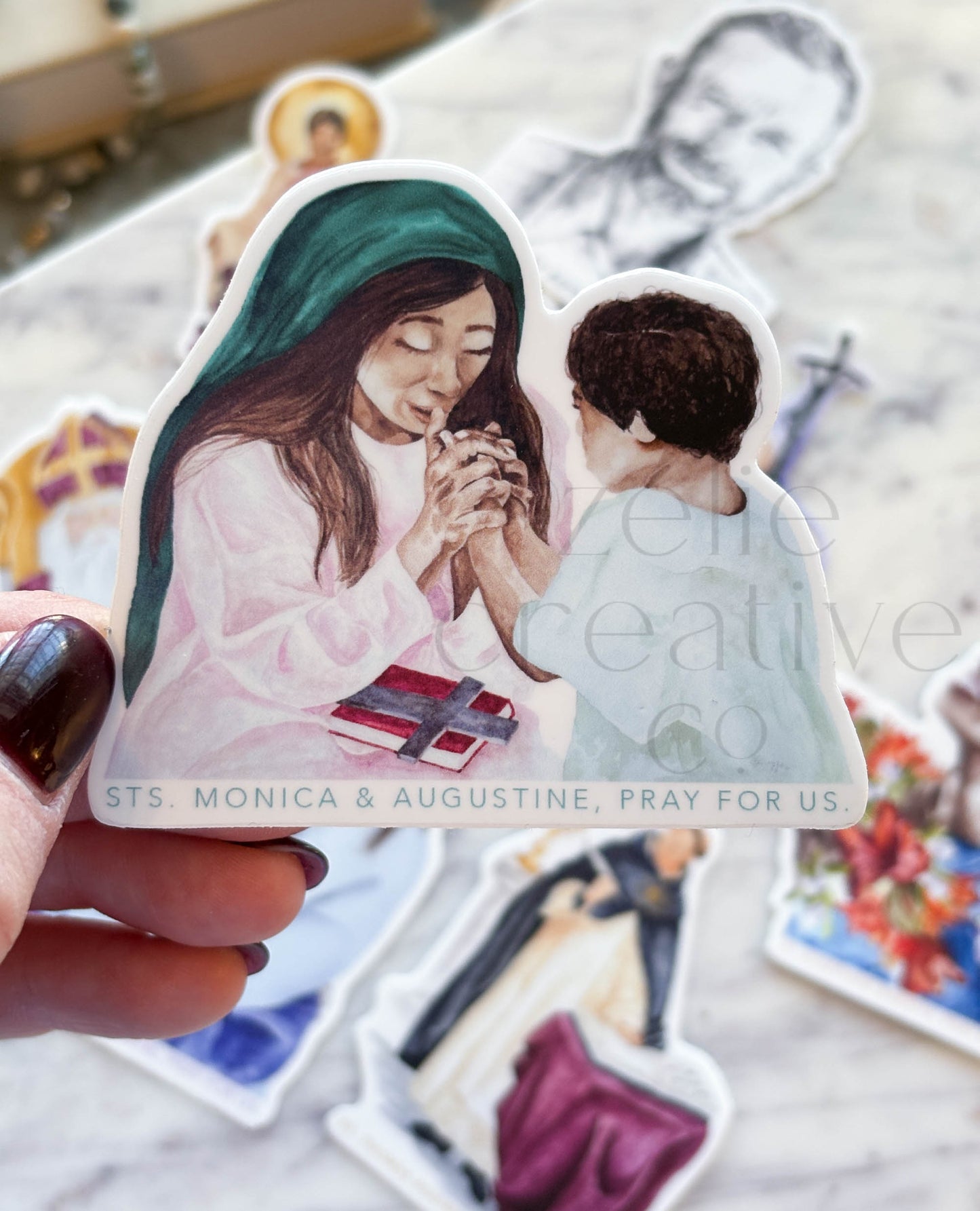 Saints Monica & Augustine  |  Sticker