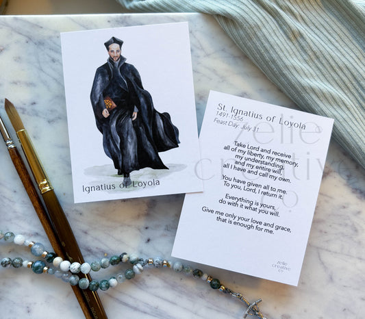 Saint Ignatius of Loyola | Prayer Card