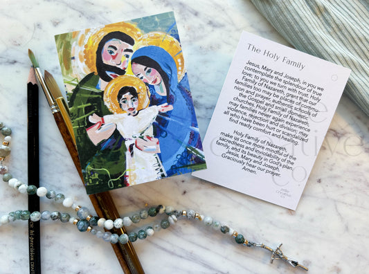 The Holy Family | Prayer Card