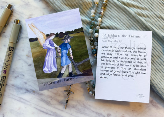Saint Isidore the Farmer | Prayer Card