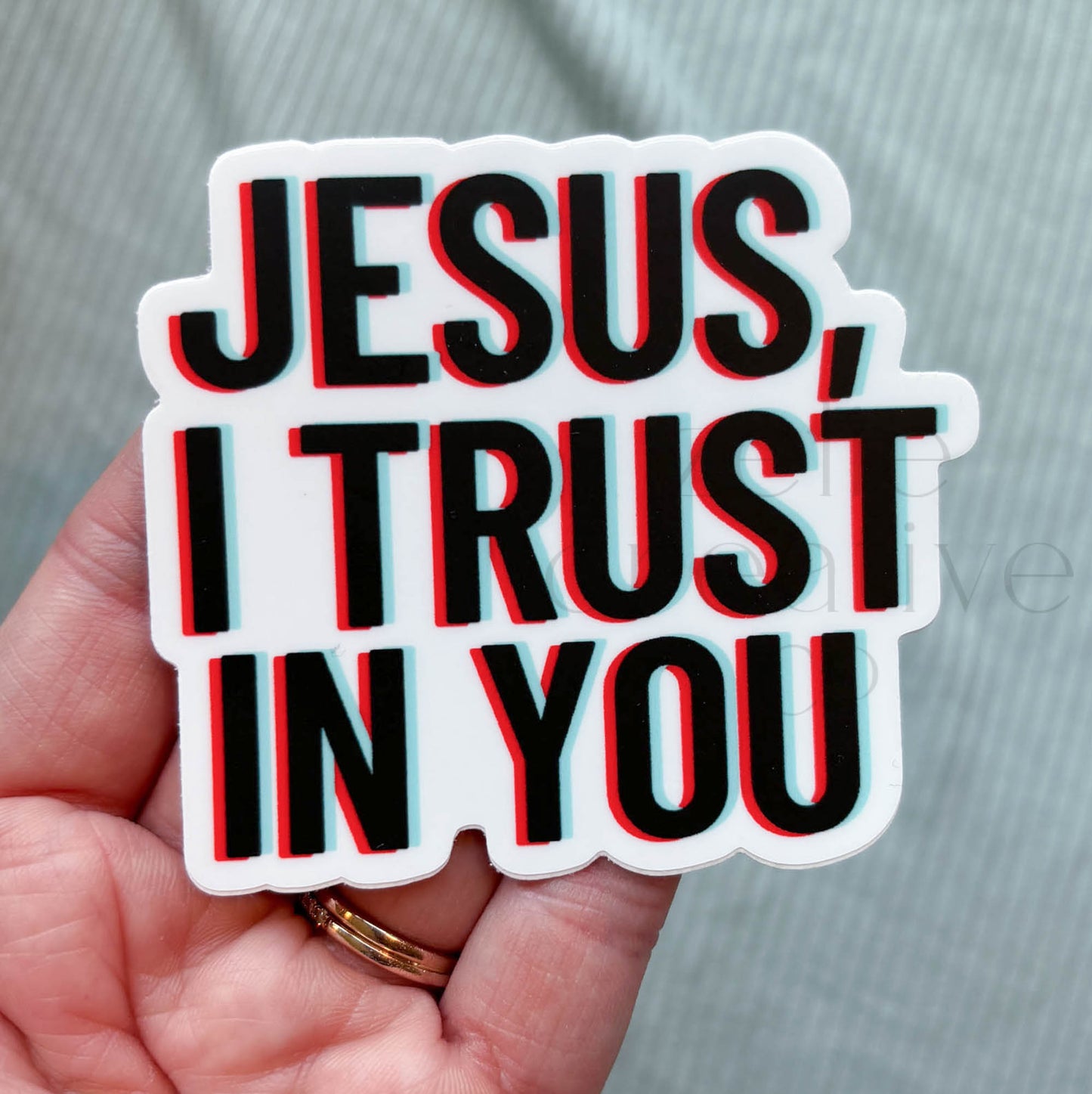 Jesus, I trust in You  |  Sticker