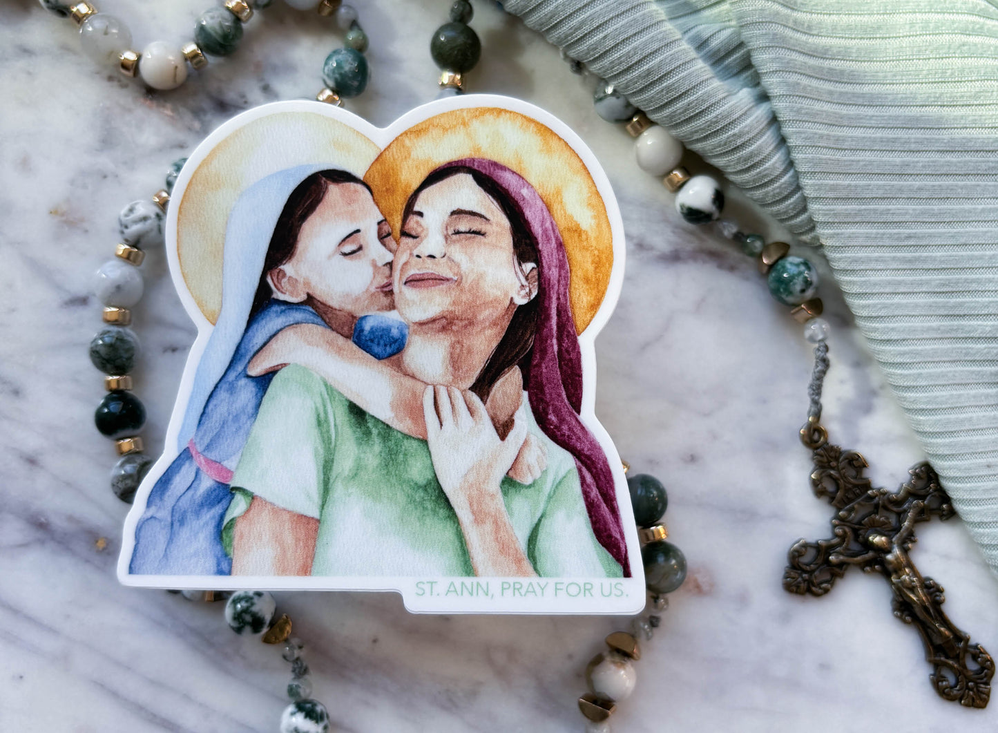 Saint Ann & Young Mary  |  Sticker