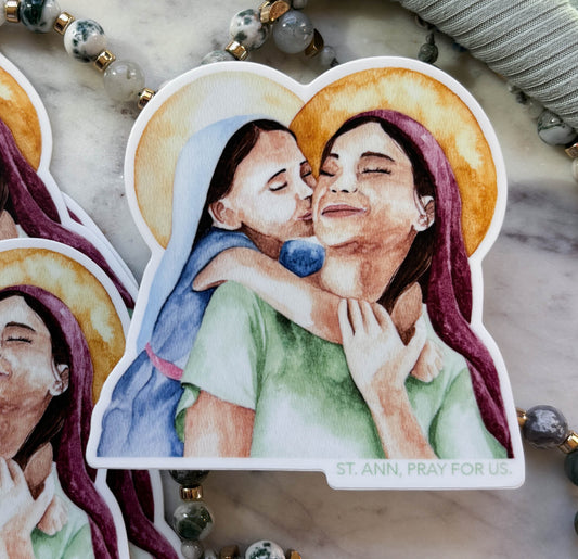 Saint Ann & Young Mary  |  Sticker