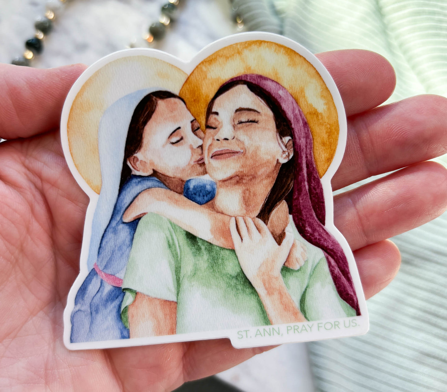 Saint Ann & Young Mary  |  Sticker