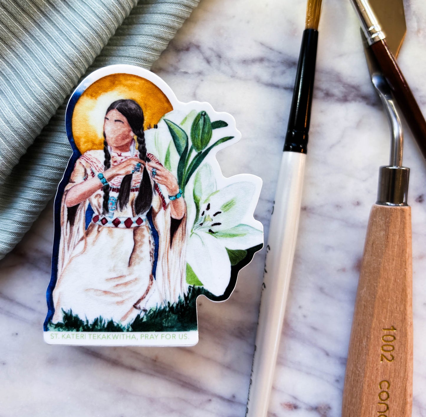 Saint Kateri Tekakwitha  |  Sticker