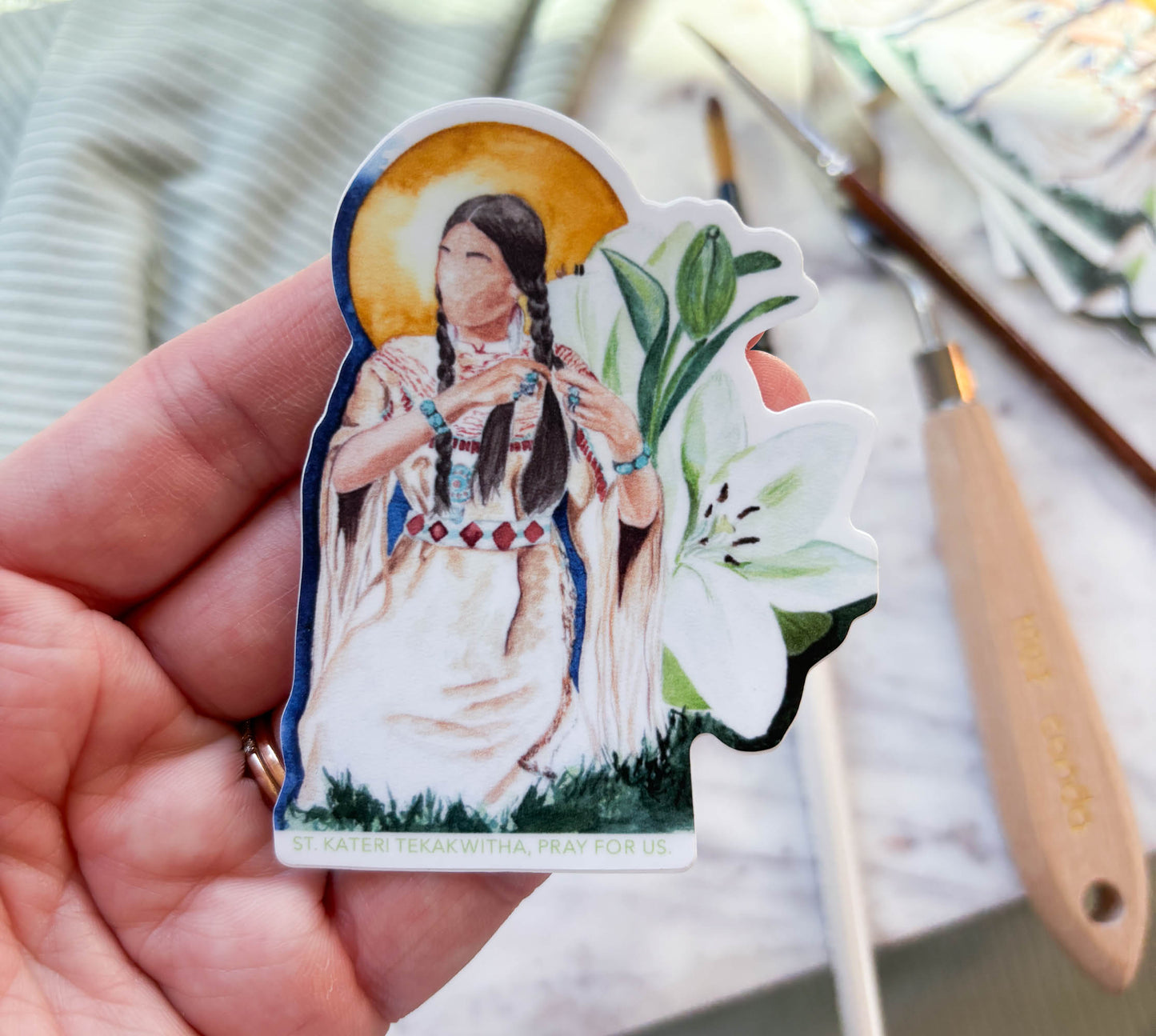 Saint Kateri Tekakwitha  |  Sticker