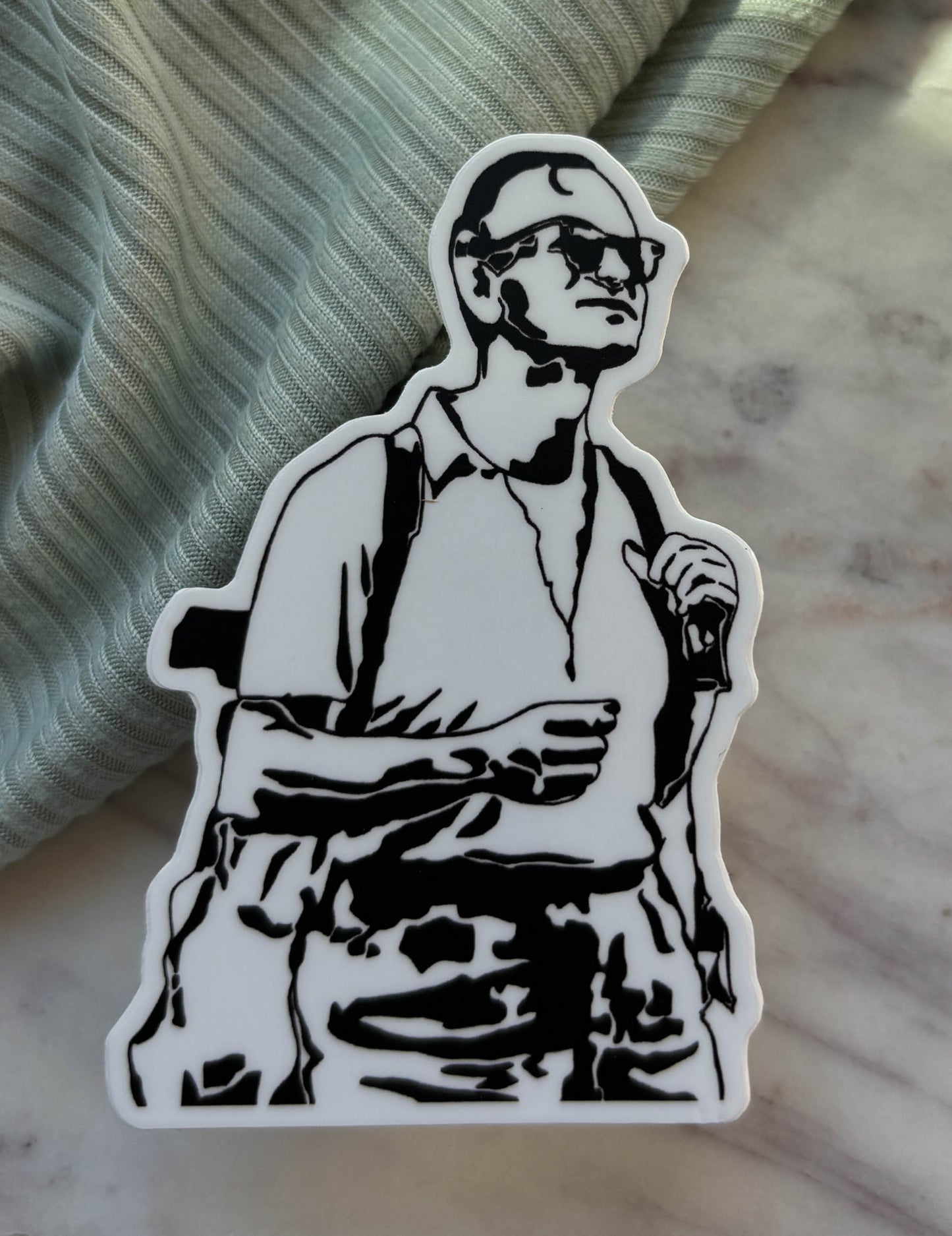 Saint John Paul II Backpacking  |  Sticker