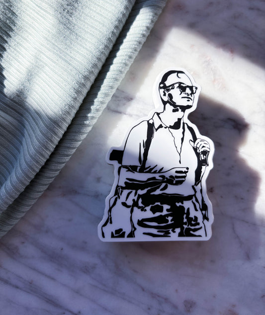 Saint John Paul II Backpacking  |  Sticker