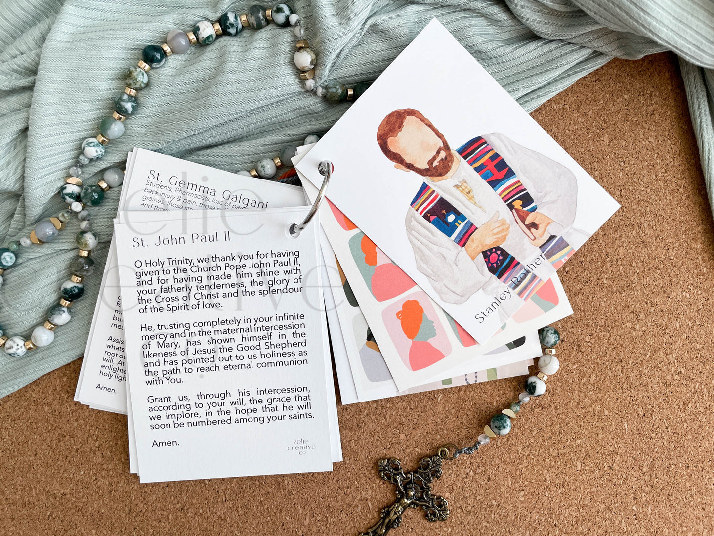 St. Anne & Young Mary  |  Prayer Card