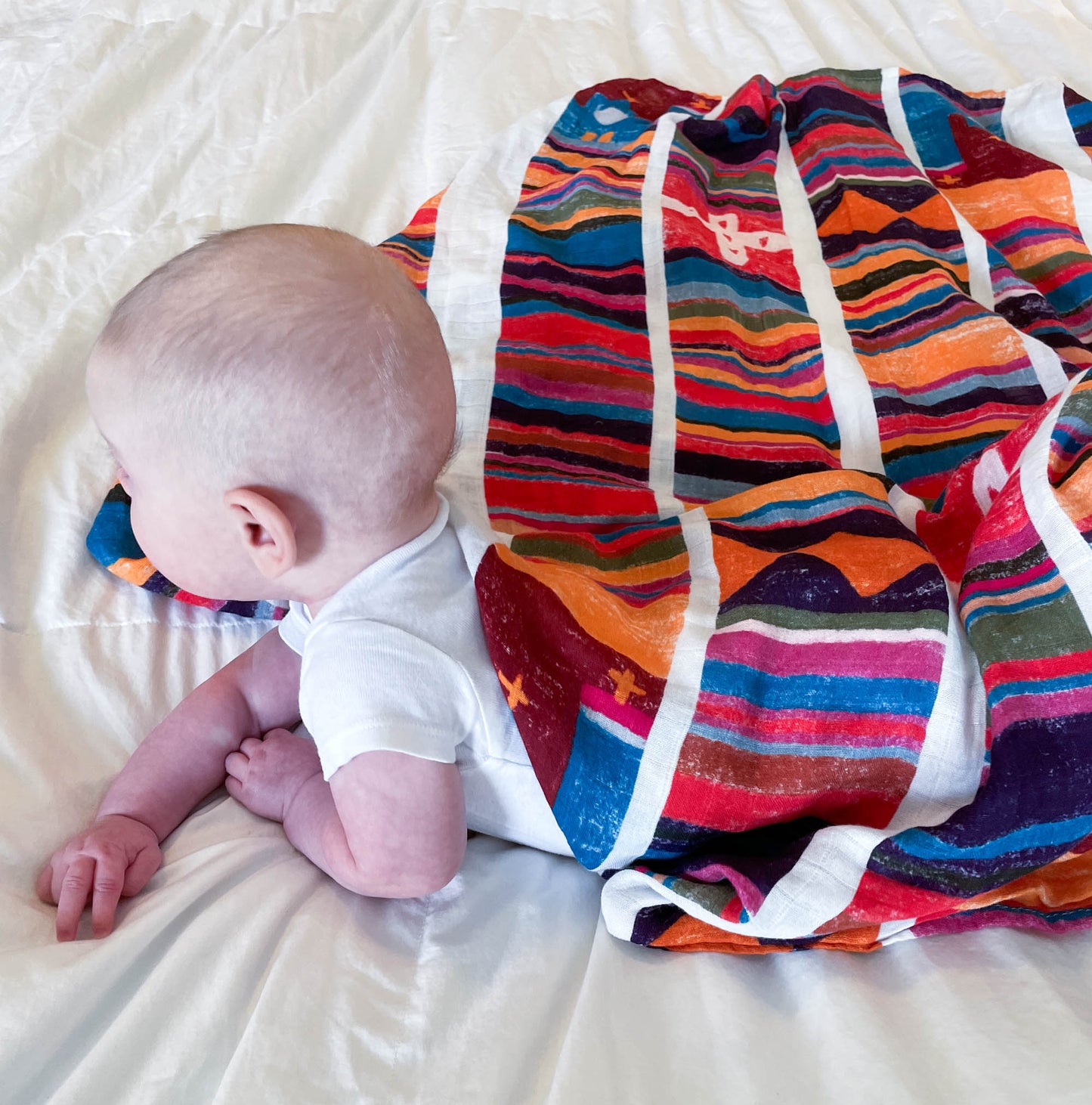Bl. Stanley Rother Stole |  Muslin Swaddle Blanket