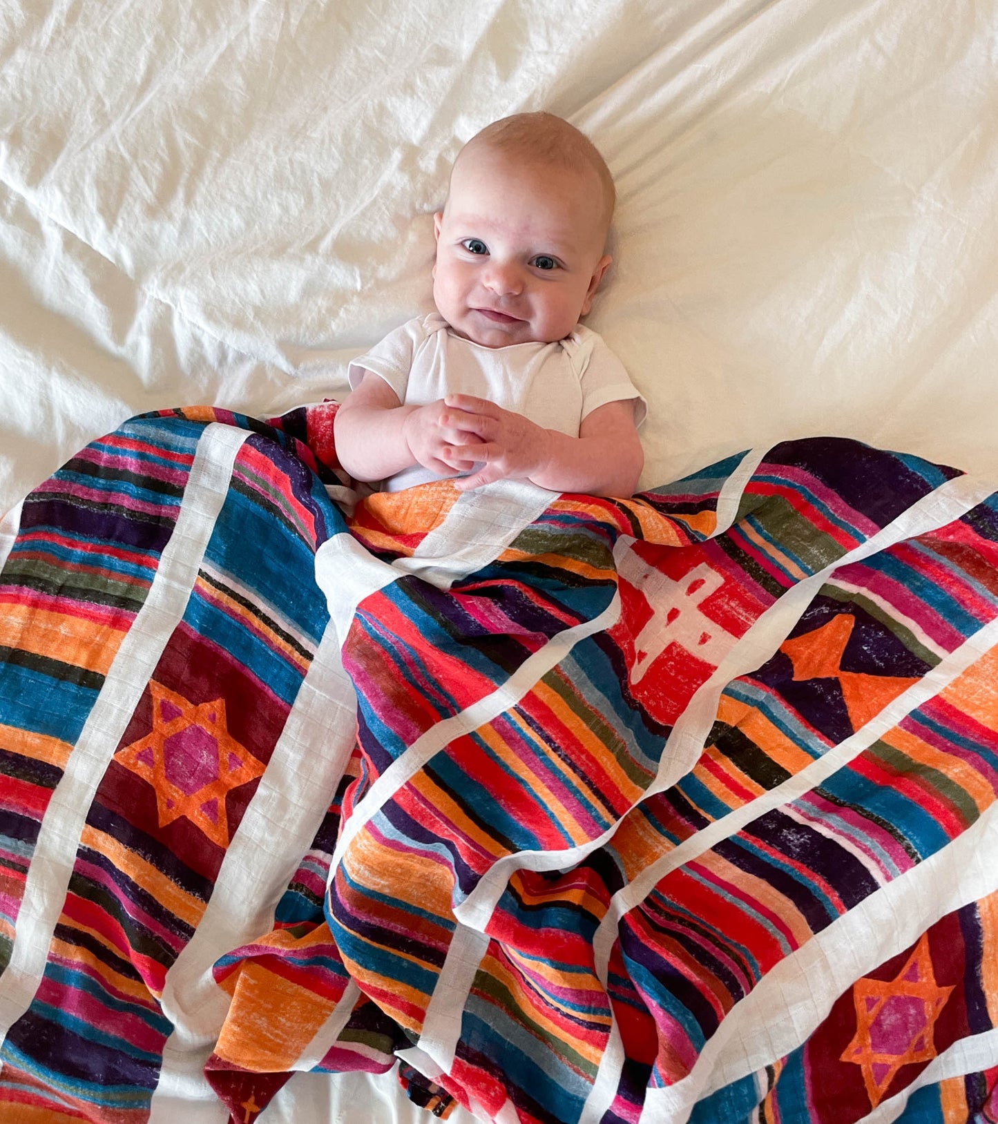 Bl. Stanley Rother Stole |  Muslin Swaddle Blanket