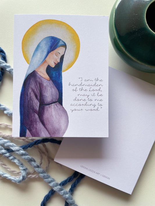 Mama Mary, Watercolor | Stationery