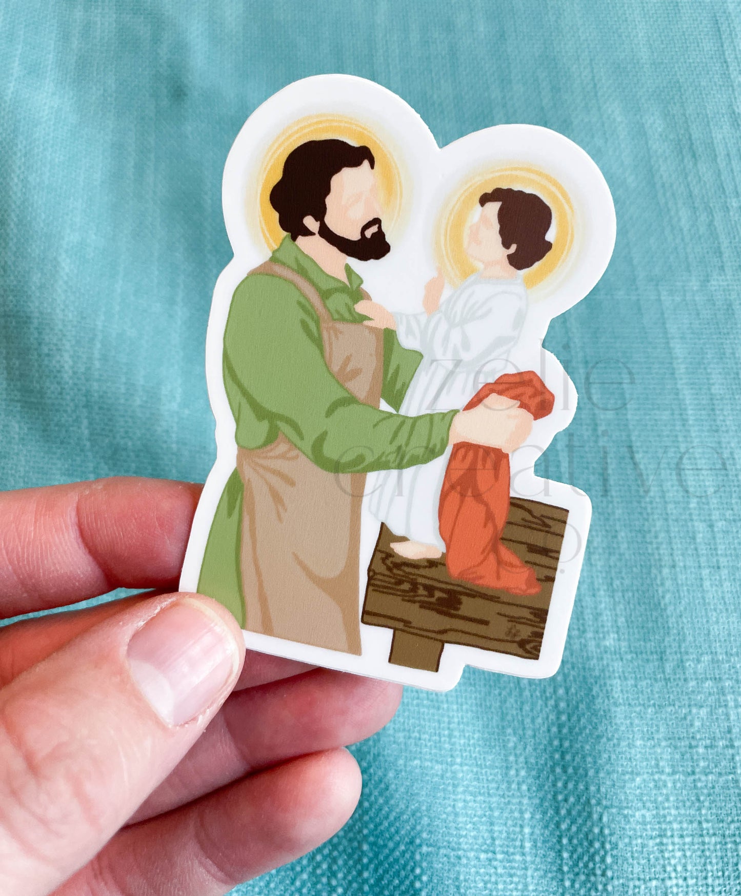 Saint Joseph Workshop | Sticker – Zeliecreativeco