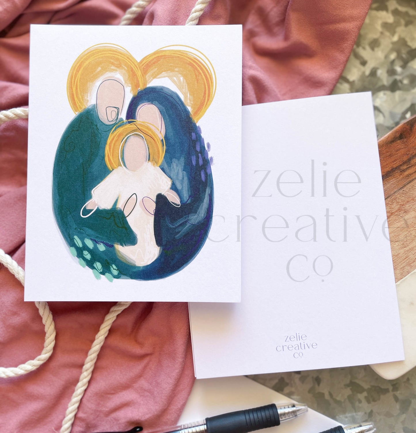 Holy Family, Abstract | Stationery