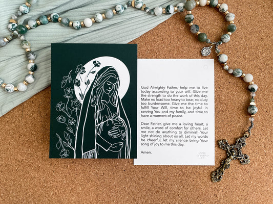Mama Mary Florals | Prayer Card