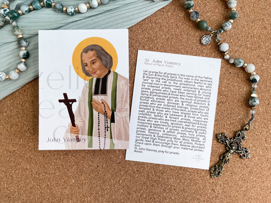 St. John Vianney, A Prayer for Priests | Prayer Card